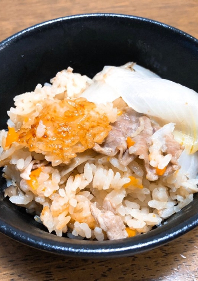 新タマネギご飯（覚書）-レシピのメイン写真