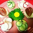 華やか♪カラフルな野菜の手まり寿司♪