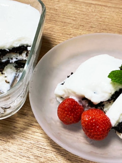 簡単!ヨーグルトムースのスコップケーキ-レシピのメイン写真