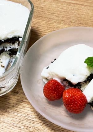 簡単!ヨーグルトムースのスコップケーキ-レシピのメイン写真