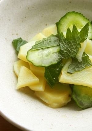 きゅうり・じゃが芋・大葉の酢の物♪-レシピのメイン写真