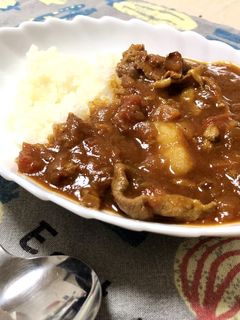ポークカレーライス-レシピのメイン写真