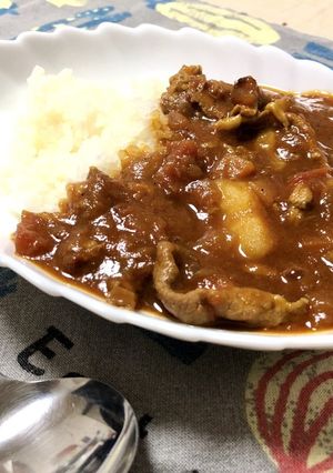 ポークカレーライス-レシピのメイン写真