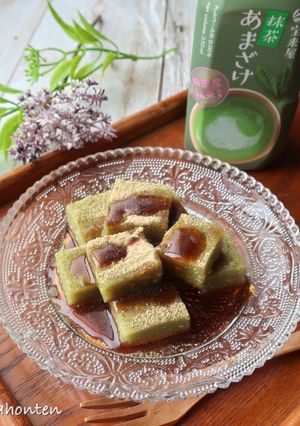 抹茶あま酒わらび餅-レシピのメイン写真