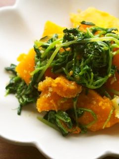 南瓜と豆苗のナムル♪-レシピのメイン写真