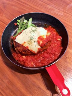 煮込みハンバーグ トマトソース-レシピのメイン写真