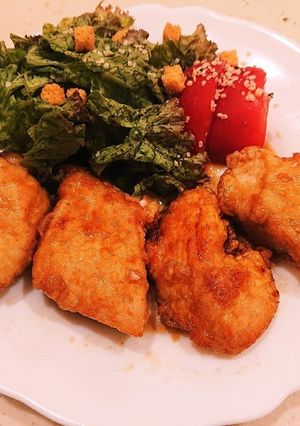 給食の簡単チキン南蛮風-レシピのメイン写真