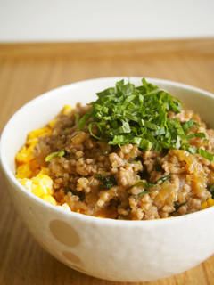 大葉入り!とろとろそぼろ丼♪-レシピのメイン写真