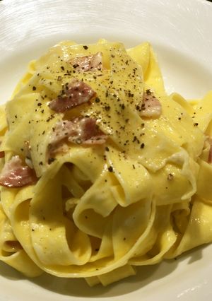 準備10分卵なし♡カルボナーラ-レシピのメイン写真