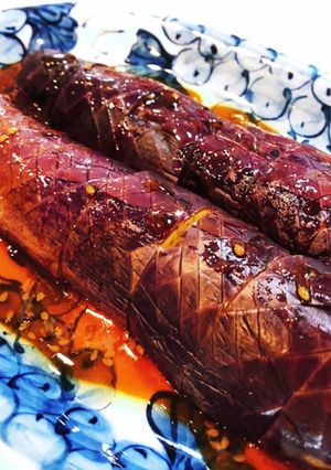焼き肉気分で!副菜に蒸しナス-レシピのメイン写真