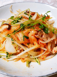 簡単ヘルシーキムチ野菜炒め-レシピのメイン写真