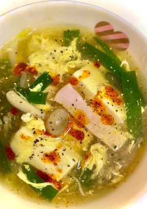 酸っぱ辛い！酸辣湯！-レシピのメイン写真