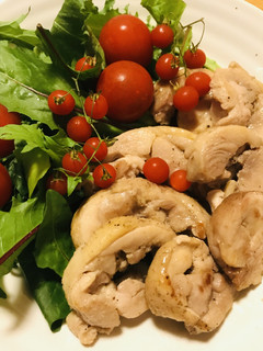 (冷凍)鶏肉から●鶏ハムの簡単ステーキ-レシピのメイン写真