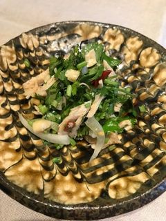 パクチーと鶏ささみのサラダ-レシピのメイン写真