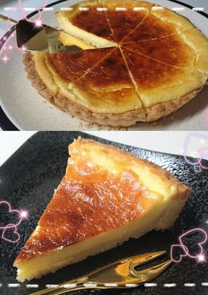 簡単！絶品♪バスチー風チーズタルト-レシピのメイン写真