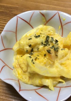 子どももパクパク！かぼちゃ玉ねぎのサラダ-レシピのメイン写真