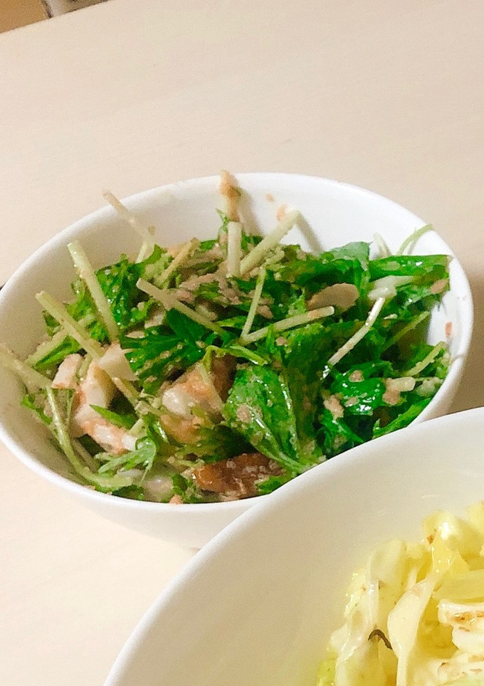 水菜とちくわの明太マヨサラダ-レシピのメイン写真