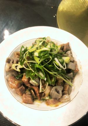 レンコンと豚肉のサイコロ炒め-レシピのメイン写真