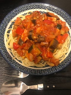 野菜たっぷりラタトゥイユのパスタ-レシピのメイン写真