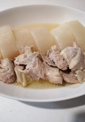 調味料2つで簡単☆塩麹鶏と大根の煮モノ-レシピのメイン写真
