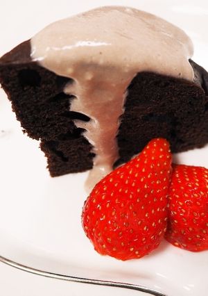 簡単ヘルシー♡ココアケーキ～豆腐クリーム-レシピのメイン写真