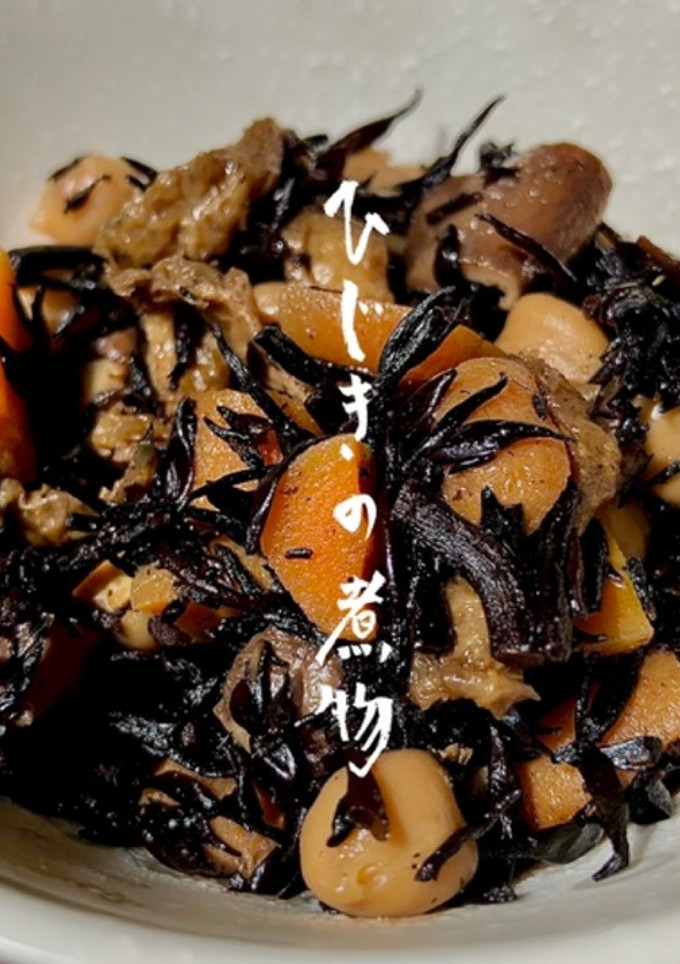 基本のひじきの煮物 (作り置き分量)-レシピのメイン写真