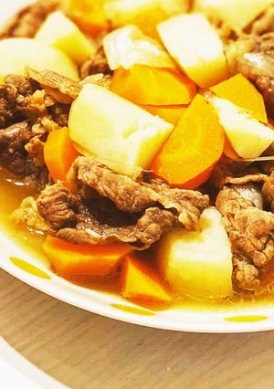 家庭料理定番!懐かしの肉じゃが-レシピのメイン写真