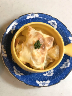 ジャガイモとたらこのチーズ乗せオーブン焼-レシピのメイン写真