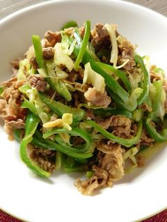 牛肉ときゃべつのカレー炒め-レシピのメイン写真