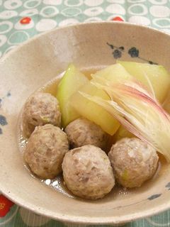鶏団子と冬瓜の煮物-レシピのメイン写真