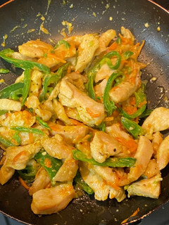 簡単!鶏胸肉のマスタード炒め♡-レシピのメイン写真