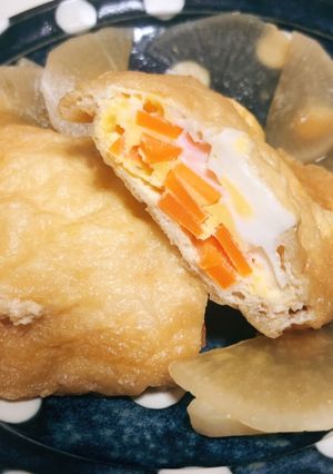 簡単に美味しく失敗無し☆卵巾着の煮物-レシピのメイン写真