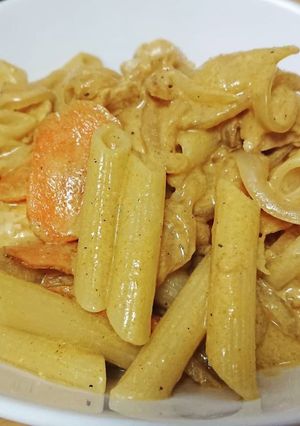 カレーパスタ-レシピのメイン写真