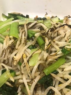 給食メニュー磯香和え(納豆昆布アレンジ)-レシピのメイン写真