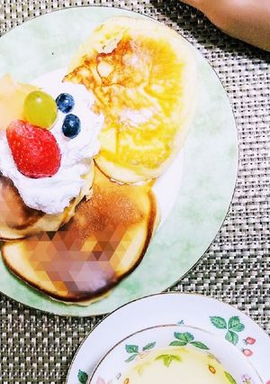 フルーツパンケーキリコッタチーズクリーム-レシピのメイン写真