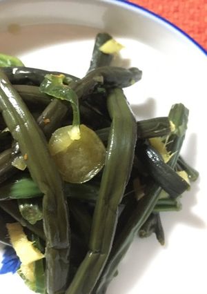 日本酒に合うおつまみ料理！わらび漬-レシピのメイン写真