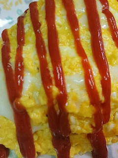 炊飯器で炊いたケチャップご飯のオムライス-レシピのメイン写真