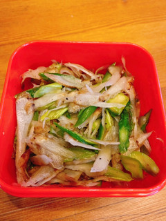 ごぼうとアスパラの塩金平-レシピのメイン写真