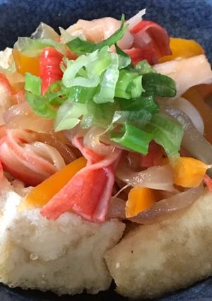 簡単♡副菜♡買い置き食材で揚げ出し豆腐-レシピのメイン写真