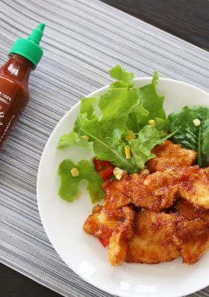 スリラチャでヤンニョムチキン♪-レシピのメイン写真
