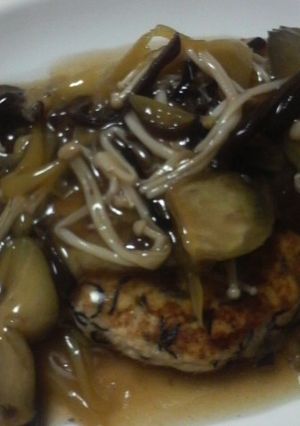 ずぼらさんの豆腐ハンバーグ餡かけ編-レシピのメイン写真