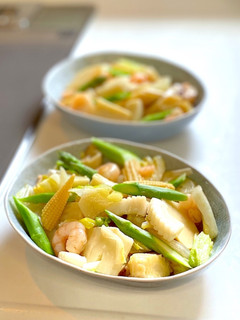 具沢山 野菜とシーフードのシャンタン炒め-レシピのメイン写真