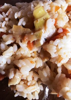 中華風？たけのこご飯-レシピのメイン写真