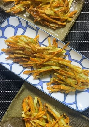人参☆ジャガイモかき揚げ-レシピのメイン写真