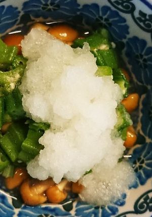 なめことおくらの大根おろし-レシピのメイン写真