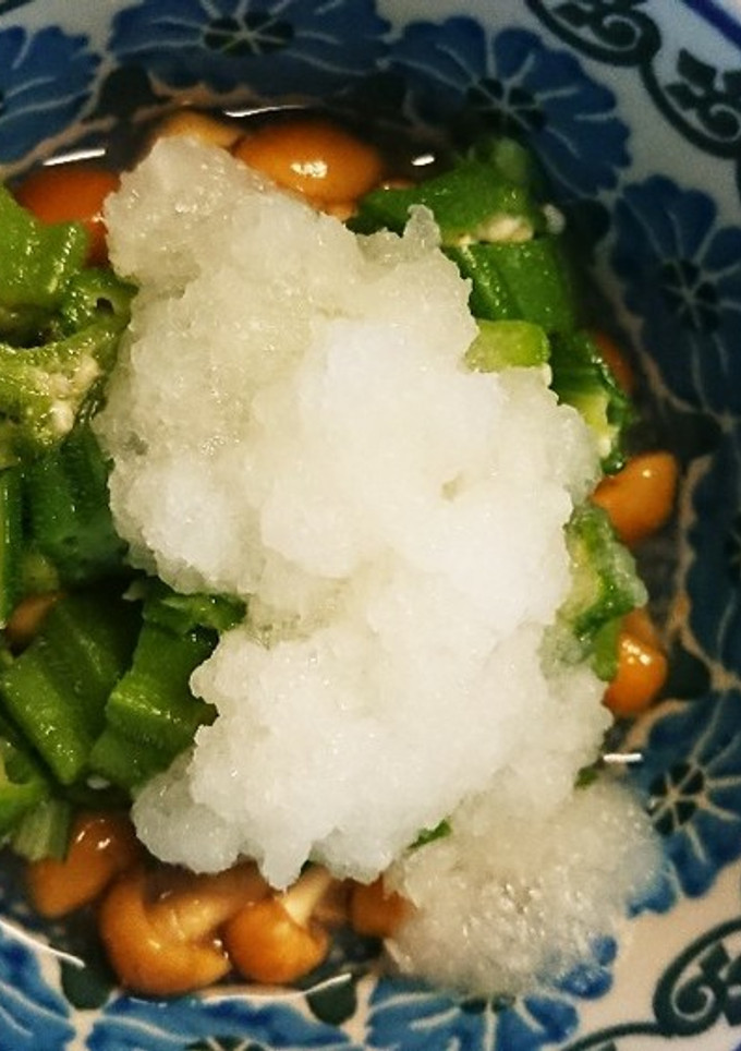 なめことおくらの大根おろし-レシピのメイン写真