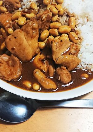 大豆とゴロゴロチキンカレー-レシピのメイン写真