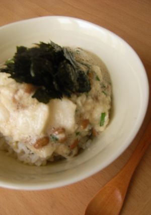 包丁も火も使わない♪栄養満点とろろ丼-レシピのメイン写真