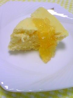 ホットケーキでレンジケーキ-レシピのメイン写真