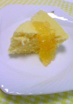 ホットケーキでレンジケーキ-レシピのメイン写真